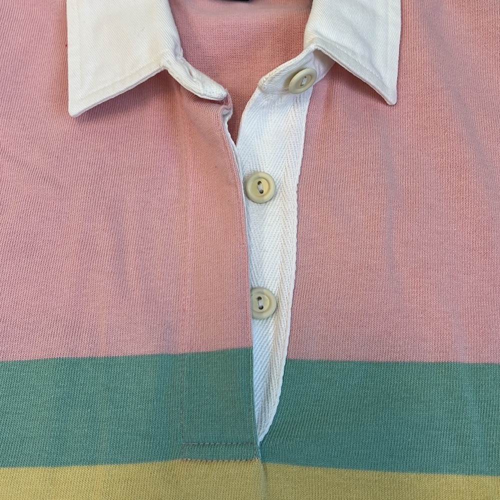 Eddie Bauer‎ Vintage Rare 90s Color Block Polo Shirt - Picture 3 of 7